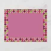 Orient Points Roses • Faire-part de naissance (Dos)