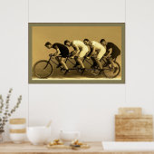 Orient Quad ~  foto ~ 1898 Poster (Keuken)