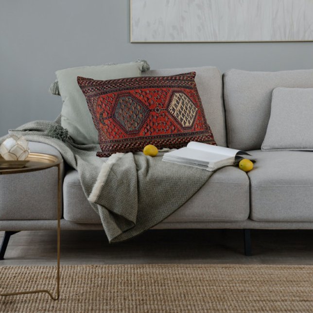 Oriënt rood runner patroon no2 kussen (Creator heeft geüpload)