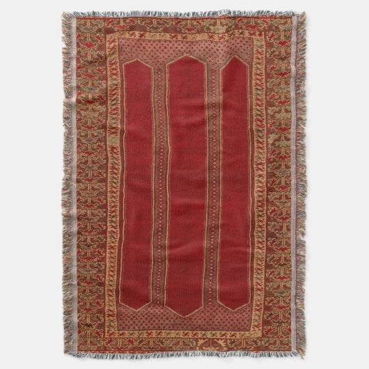 Oriënt Turks Perzisch tapijtrood Deken (Voorkant Verticaal)