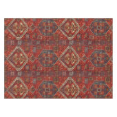 Orientaal tapeontwerp in donkerrood en blauw tafelkleed (Voorkant (Horizontaal))