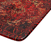 Orientaal tapeontwerp in levendige kleuren snijplank (Hoek)