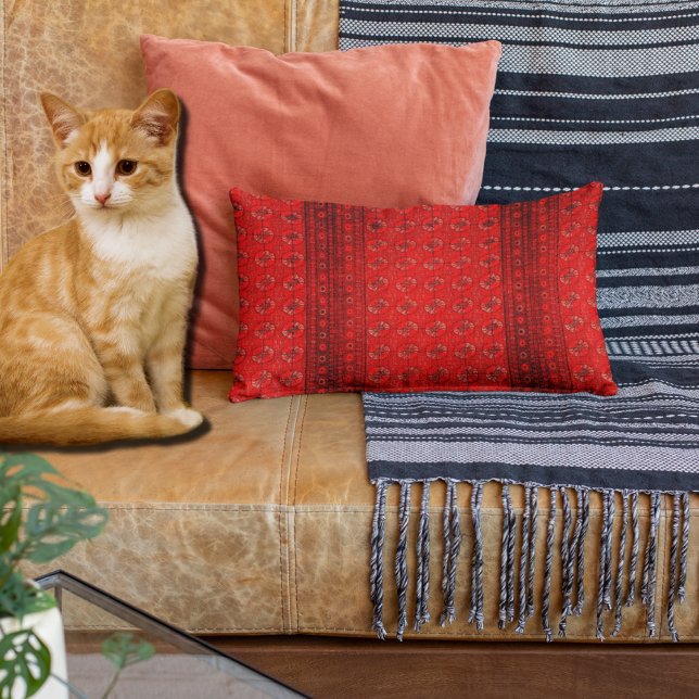 Orientaal tapijt in vivid reds kussen (Creator heeft geüpload)