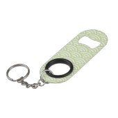 Oriëntaalgolflengte Sleutelhanger Flessenopener (Voorkant Gekanteld)