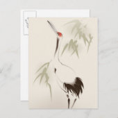 Oriëntaalschilderij, roodvolle kraan briefkaart (Voorkant / Achterkant)