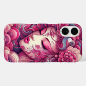 Oriëntaalse vector abstracte Geisha roze fractale  Case-Mate iPhone Case (Achterkant (horizontaal))