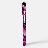 Oriëntaalse vector abstracte Geisha roze golven Case-Mate iPhone Case (Achterkant / Links)