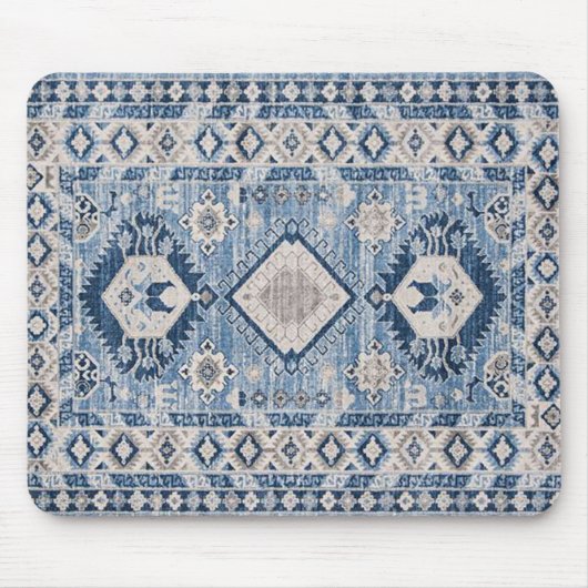 Oriental Antiek Blue Kilim Rug Muismat (Voorkant)