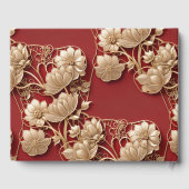 Oriental Art Deco Florals | Custom Foil Wedding (Verso)