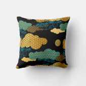 Oriental Art Deco Style Kussen (Achterkant)