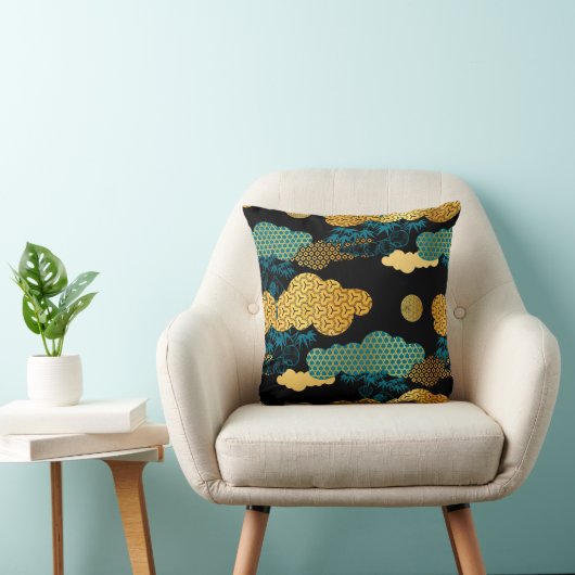 Oriental Art Deco Style Kussen (Stoel)