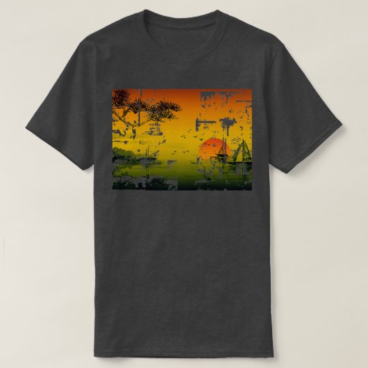 Oriental Art Japans ontwerp T-shirt (Design voorkant)