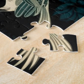 Oriental Bird Art Square Japans Legpuzzel (Zijkant)