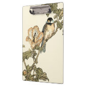 Oriental Bird Perch op Branch Klembord (Links)