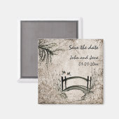 Oriental Bridge Save the date Magnet Magneet (Voorkant / Achterkant)