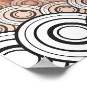 Oriental Bright Moon Swallows Zen Modern Art Poster (Hoek)