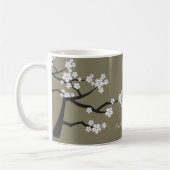 Oriental Cherry Blossom White Sakura Flowers Mok (Links)