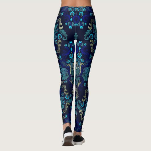 Oriental Damask Pattern Leggings (Achterkant)
