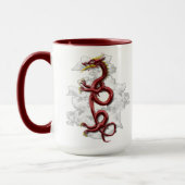 Oriental draak mok (Links)