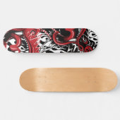 Oriental dragon-afbeelding skateboard (Horizontaal)