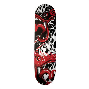 Oriental dragon-afbeelding skateboard