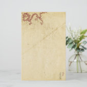 Oriental Dragon Briefpapier (Staand voorkant)