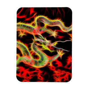 Oriental Dragon Fire on Lucky Energy Magneet
