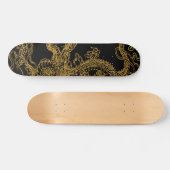 Oriental dragon illustratie skateboard (Horizontaal)