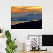 Oriental Evening Mist Framed Print (Thuiskantoor)