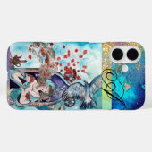 ORIENTAL FAIRY TALE MONOGRAM Case-Mate iPhone CASE (Achterkant (horizontaal))