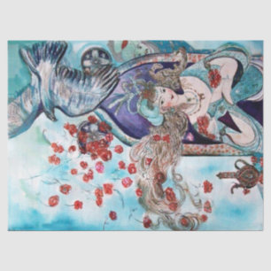 ORIENTAL FAIRY TALE, Princess, Red Roses en Hawk Tissuepapier