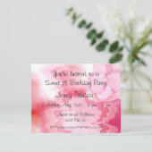 Oriental Floral multi-usages Invitation d'annivers (Debout devant)