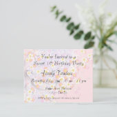 Oriental Floral multi-usages Invitation d'annivers (Debout devant)