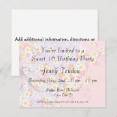 Oriental Floral multi-usages Invitation d'annivers (Devant / Derrière)