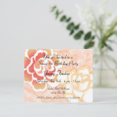 Oriental Floral Multipurpose Birthday Invitation Kaart (Staand voorkant)