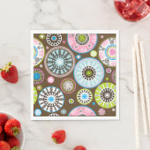 Oriental Floral Pattern Paper Napkins Servet (Insitu)