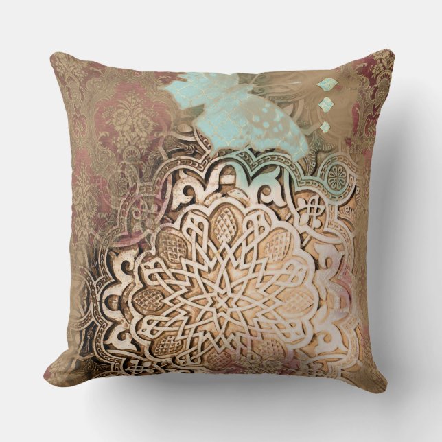 Oriental Glow II - Pillow Kussen (Voorkant)