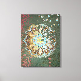 Oriental Glow III - Ingewikkeld Canvas