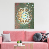 Oriental Glow III - Ingewikkeld Canvas Afdruk (Insitu (Woonkamer))