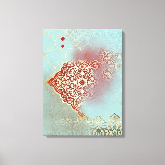 Oriental Glow - Wrapped Canvas (Voorkant)