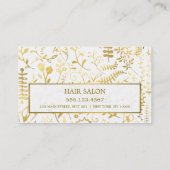 Oriental Gold Boho Appointment Card Afsprakenkaartje (Achterkant)