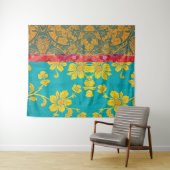 ORIENTAL Groen Rood Kleurrijk - Wandtapijt Wandkleed (In Situ (horizontaal))