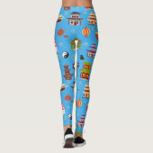Oriental Houses Pattern Leggings (Achterkant)