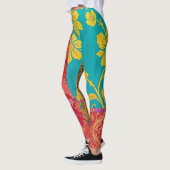 ORIENTAL Kleurrijk Groen Rood - Leggings (Links)