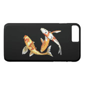 Oriental Koi Goldfish on Dramatic Black Case-Mate iPhone Case (Achterkant (Horizontaal))