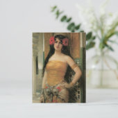 Oriental Lady  Briefkaart (Staand voorkant)