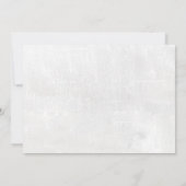 Oriental Lily Bridal Shower Invitations Kaart (Achterkant)