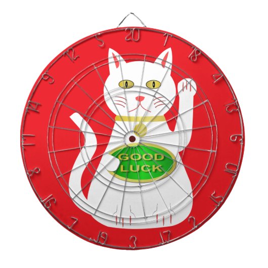 Oriental Lucky Cat Dartbord (Voorkant)