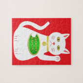 Oriental Lucky Cat Legpuzzel (Horizontaal)