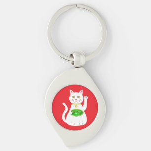 Oriental Lucky Cat Sleutelhanger